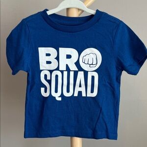 ⭐️⭐️ PICK 5 / $20 NWT Place Bro Squad Navy Graphic Kids T-Shirt 9-12M